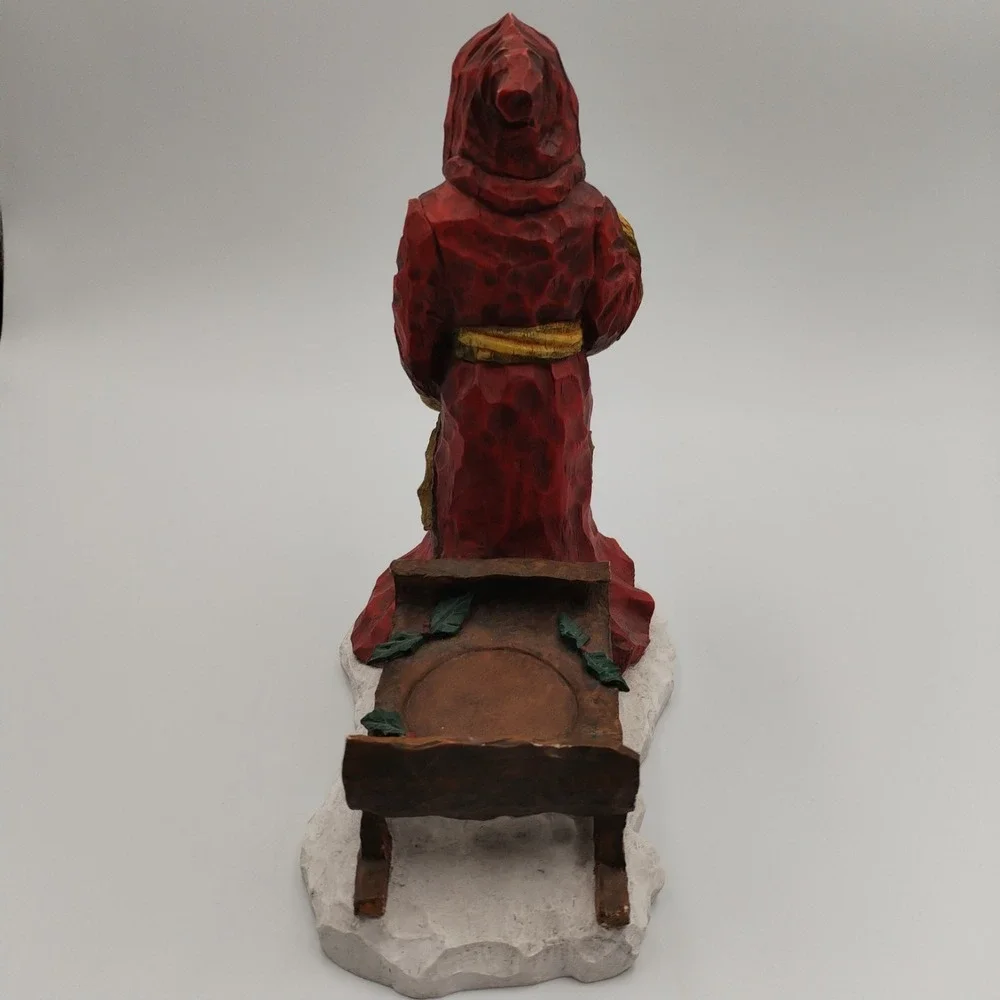 Craig Kirkwood for DEMDACO‎ 2002 Santa with Sledge Votive Candle Holder Figurine